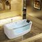 Foshan factory massage summer whirlpool indoor bathtub jacuzzi size 1.6m and 1.7m
