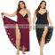LAITE D2119 women hollowing out casual dresses women plus size dress ladies beach smock
