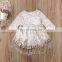 2019 Easter Day Dress Summer Girls Ear Moon Print Dresses Kids Party Dresses Princess Dresses