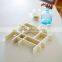 Accept OEM unfinished wooden wall decorative shelf unit