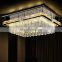Modern Square crystal lamp Rain Drop Crystal Lamp LED Chandelier Lights and Lighting