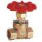 BT4004 good market brass locking two way plug gate valve