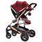 Delux strollers folding stroller 3 in 1 luxury pram