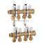 Brass Forging Water heating Valve Heater stainless steel manifold HVAC System