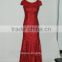 Flashing Beaded Tank Top Neckline Floor Length Sequined Backless Evening Dress