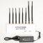 8-band external mobile phone signal shielding GPS positioning jammer WiFi wireless network jammer