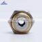 Factory Price PM Series 4/6/8/10/12mm Multi-size Brass Thread Bulkhead Air Connector White Plastic China Pneumatic Fittings
