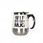 Customized Heating Hot Portable Electric Drinking Automatic Self Stirring Coffee Mug Cup