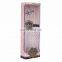 Custom pink foldable transparent fashion plush baby girls doll collection packaging box