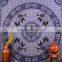 Indian Tapestry Cotton Gray Mandala Elephants Vintage Wall Hanging Art Tapestries Throw Bedsheet