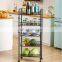 2022 Hot sale bathroom kitchen organizer storage rack 4 tiers storage rack