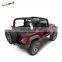 Tonneau Cover for 07-18 Jeep Wrangler JK 2 Door