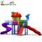 Kids Cute House Outdoor And Indoor Playground Equipment Slide