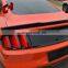 CH Factory Wholesale Black Ducktail Spoiler Car Tuning Rear Wing ABS Rear Trunk Spoiler Wing For Ford Mustang 15-18
