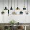 Home Restaurant Modern Lamp Milk Glass Golden Chandelier Nordic Suspension LED Pendant Light