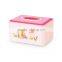 Cartoon design PP square plastic napkin holder tissue box