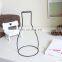 Top Fashion Ins Home Table Decoration Black Metal Frame Vase Wedding In Multi-shaped Metal Vase For Home Decor