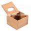 wholesale Natural Living Eco-friendly Rectangular Facial Simple Bamboo Tissue Box