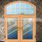 arched casement door/aluminum glass door