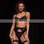 3PCS Blue Color High Quality Lingerie Set Wide Belt With Neck Ring and Leg Ring Free Lingerie