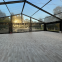 2m 4m PVC Vinyl Rolls use in Marquees for Events with wooden and marble colour choices