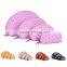 Wholesale four piece satin clutch women brand cosmetic cases makeup bags travelling women bag set