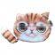 Cat kids wallet coin pouch purses holder women animal bag cat coin purse