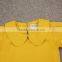 Ins Hot Sale Modeling Floral Stripped + Yellow Shirt 2016 Popular Summer Baby Clothing Sets