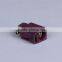 FAKRA Jack Right Angle Connector Crimp/Solder Attachment For PE-C100, RG174, RG316, Bordeaux Color