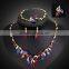 2016 Fashion Popular Special Leaves Shape Grade AAA Crystal Beautiful Jewelry Set