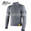 2015 New Government Issue Military Wool Sweater Grey with zipper