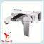 Polished chrome square waterfall whirlpool bathtub faucet with shower W013
