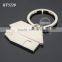 Customized House Shaped Printing Logo Promotional Metal Key Chain House