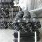 High Temperature Resistant Black Steel Rubber Roller For Conveyor