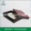 high quality leather jewelry lid and base box packaging