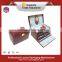 Red leather gift boxes for jewelry