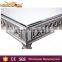 Elegent Appearance Wedding Glass Top Metal Banquet Table,glass Mirror Dining Table