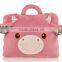 Baby Plush Blanket/wholesale Animal Shaped Portable Baby Plush Blanket