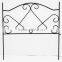 galvanized steel garden fence