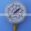 Steel base and glass window Pressure Gauge-