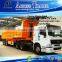 high quality heavy duty tri axle dump semi trailer for sale