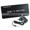 ultra hd 4k hdmi splitter 1x2 with 3D support -black