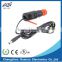 Red head Car cigarette lighter plug to DC5.5*2.1 with dc power cable