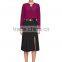 Lady's bonded plain dyed fashion skirt