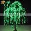 Artificial led lighted christmas decoration outdoor lighted willow trees