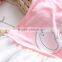Latest Casual Dress Kids Cltohes Lace Printed Frock Patterns For Girls Dress In Pink With Lacework