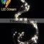 High quality 224 LEDs rattan decoration string lights 3AA battery Outdoor Waterproof Silver Wire Timer String Fairy Light
