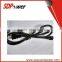 VDE 2 pin Rubber power cord with usa plug eu plug rubber cord MM for electric applians