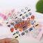 Fashion Summer Style Harajuku Fluorescent Colors Lips Letter Nail Stickers Colorful Nail for Women Decal Manicure Nail Beauty