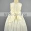 Baby Girls Ivory Communion Bridal Wedding Party Lace Dress Kids Wear Bridesmaid Flower Waist Collar Dress